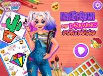 Harley Quinn Portofoliu de Colorat