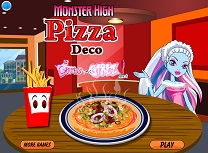 Monster High Decoreaza Pizza