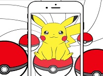 Pokemon Go Pikachu de Colorat
