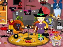 Printesa Curatenie in Camera de Halloween