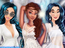 Printese Complet in Alb Petrecere de Noapte