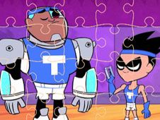 Puzzle Distractiv cu Tinerii Titani