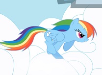 Rainbow Dash Ataca Nori