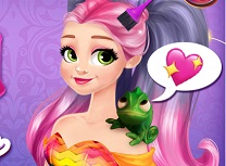 Rapunzel Design de Rochie Curcubeu