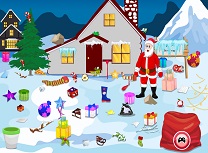 Mos Craciun Curatenie in Casa de Iarna