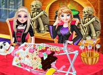 Surori Frozen Gatesc de Halloween