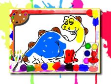 T Rex Pagini de Colorat