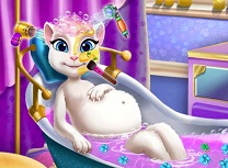 Pisicuta Insarcinata la Spa