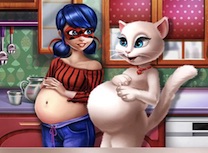 Buburuza si Angela Insarcinate