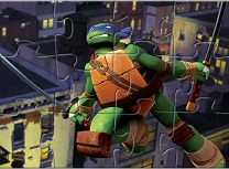 Testoasele Ninja Puzzle cu Leonardo